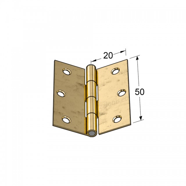 STEEL FLAT HINGE 50x40 ITALY